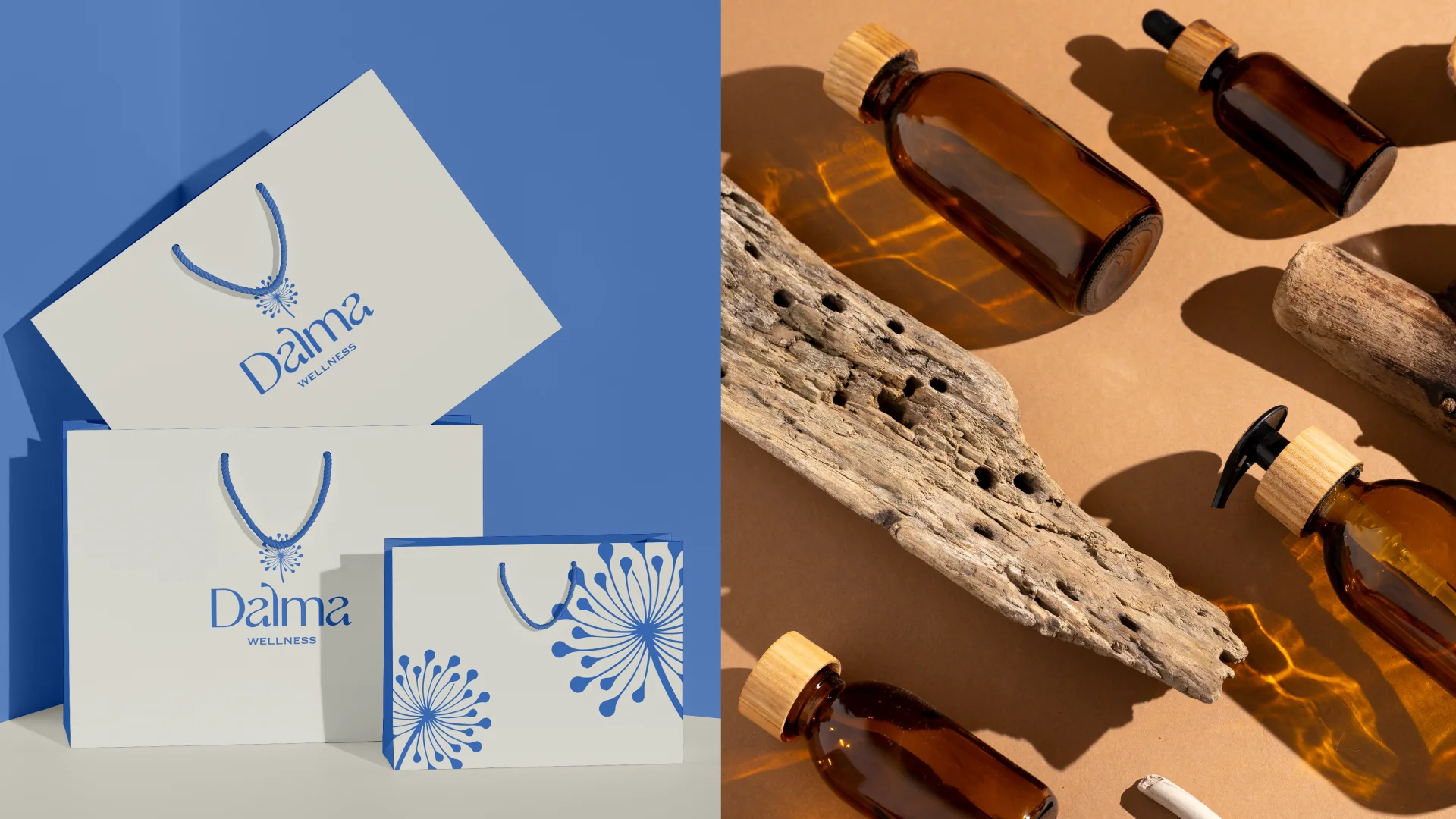 Bolsas y frascos de Dalma Wellness