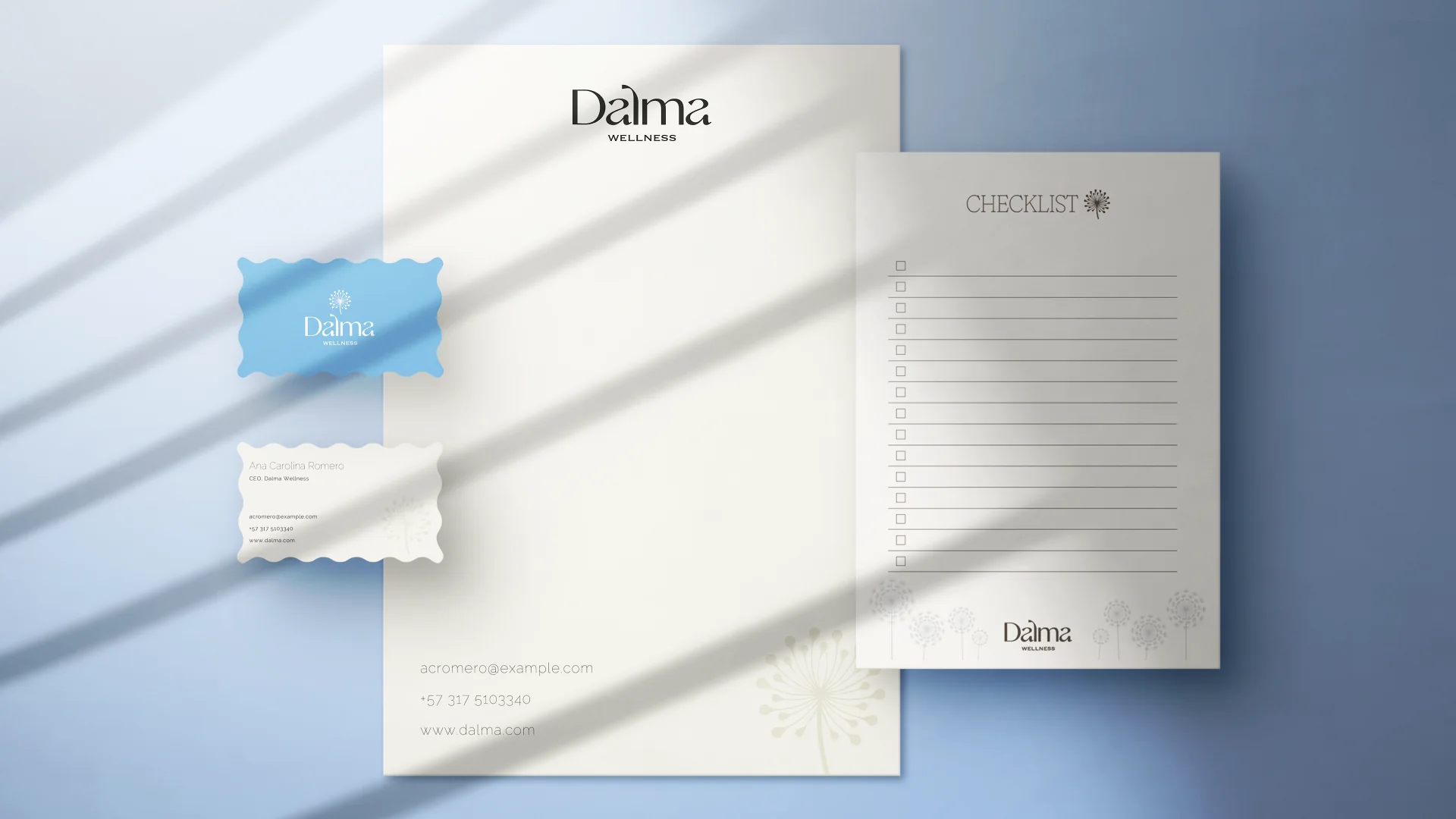 Papelería de Dalma Wellness