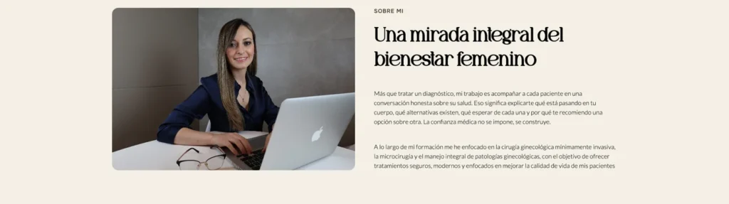 Sitio web Dra. Diana Hoyos: confia