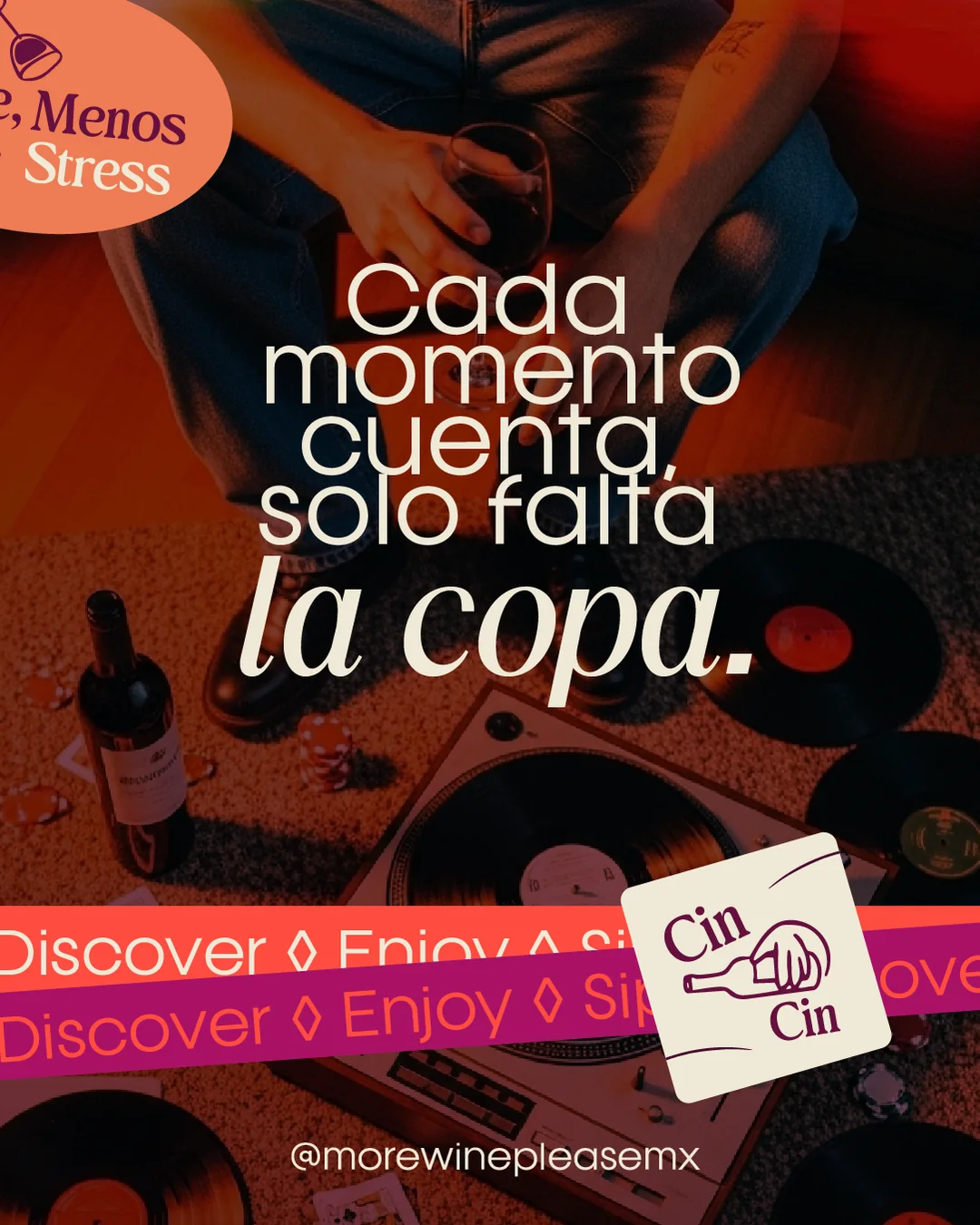 Post de redes sociales More Wine Please 6