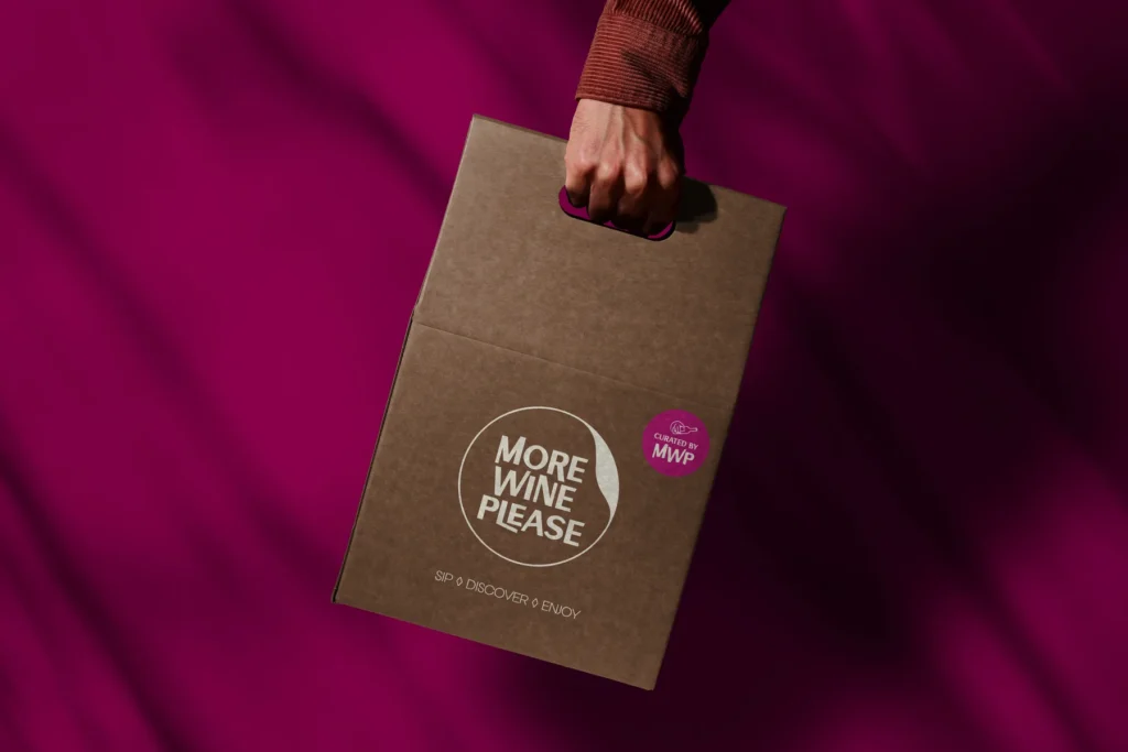 Bolsa de vino kraft More Wine Please